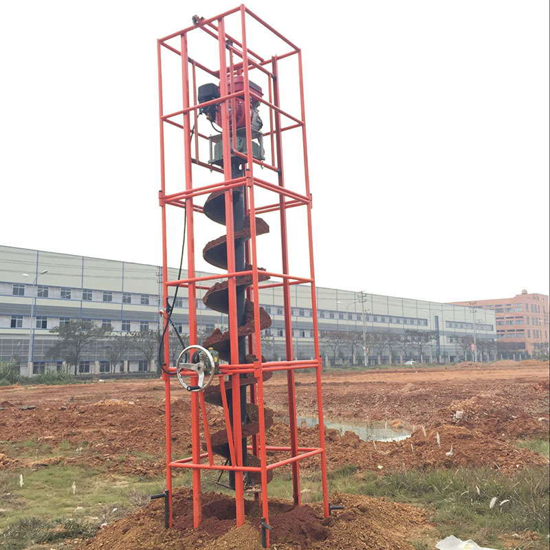 四沖程207cc挖坑機(jī) 地鉆 汽油打坑機(jī) 打洞機(jī) 植樹機(jī) 打樁機(jī)